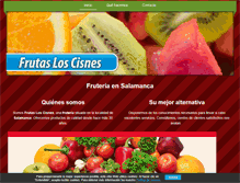 Tablet Screenshot of frutasloscisnes.com
